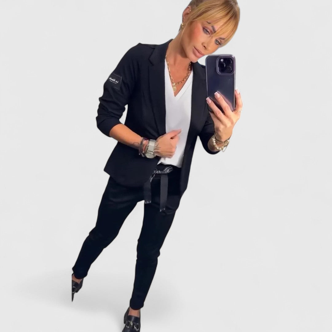 Amalia Timeless Soft Jacket And Relaxed Jogger Set