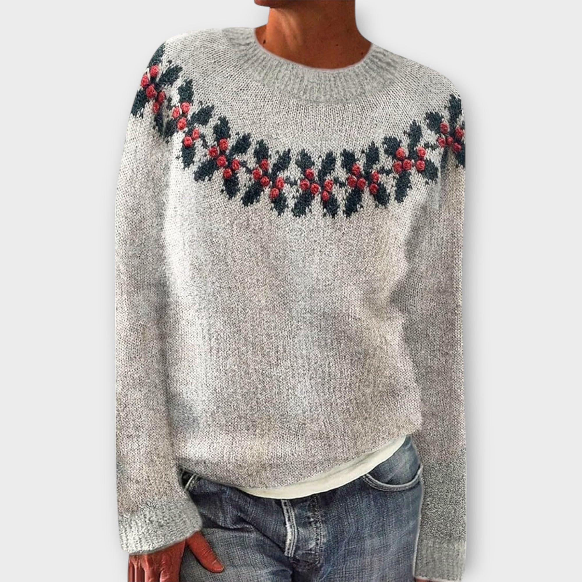Simone Cozy Christmas Jumper For Women Warm Knitwear