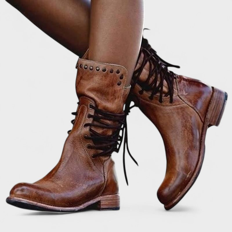 Sorcha - Lace-Up Ankle Boots