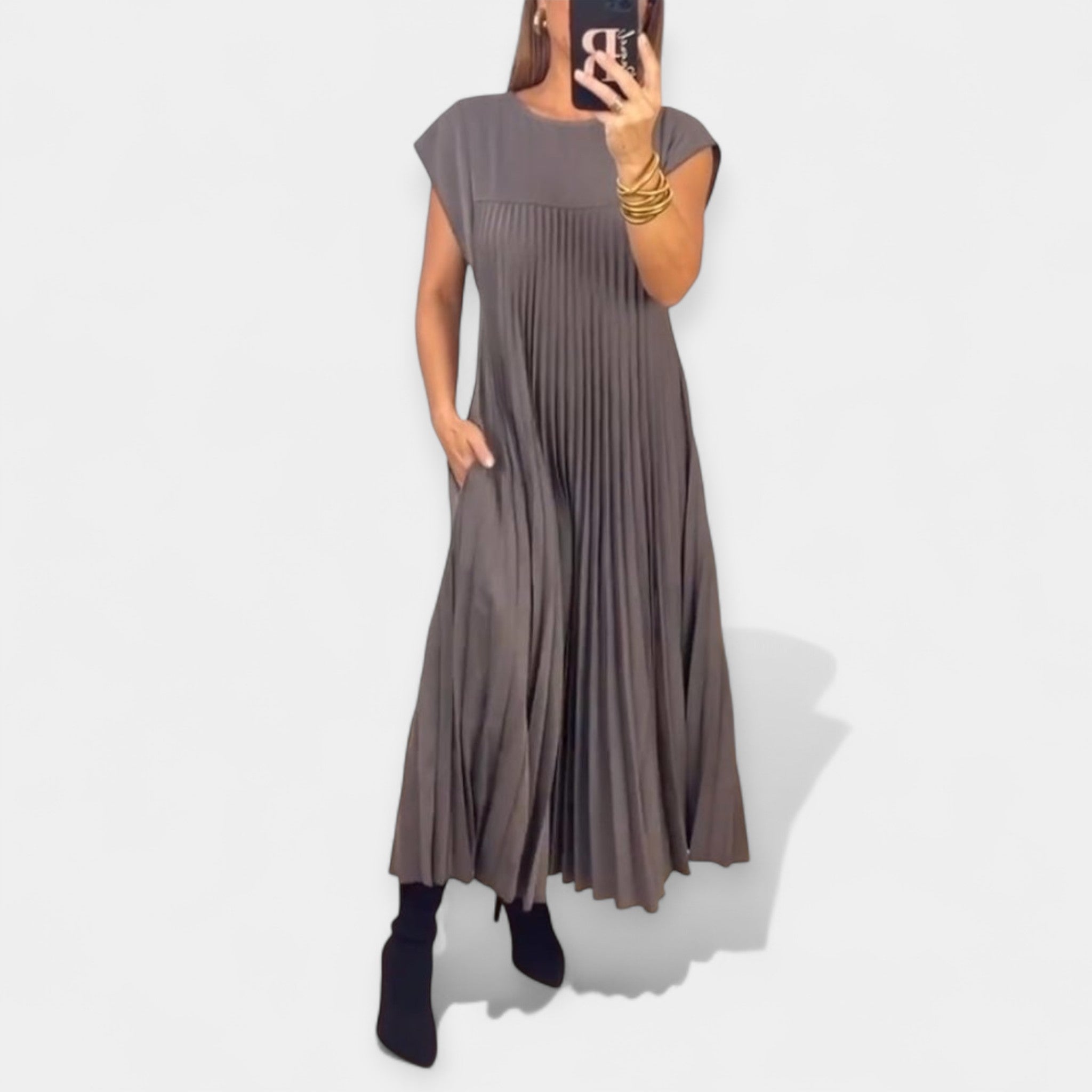 Comfortable Maxi Dress Round Neck For All Occasions