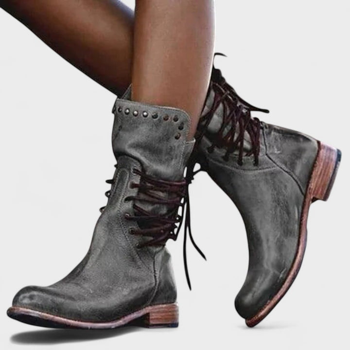 Sorcha - Lace-Up Ankle Boots