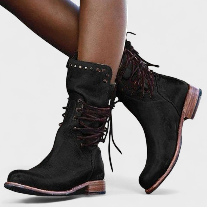 Sorcha - Lace-Up Ankle Boots