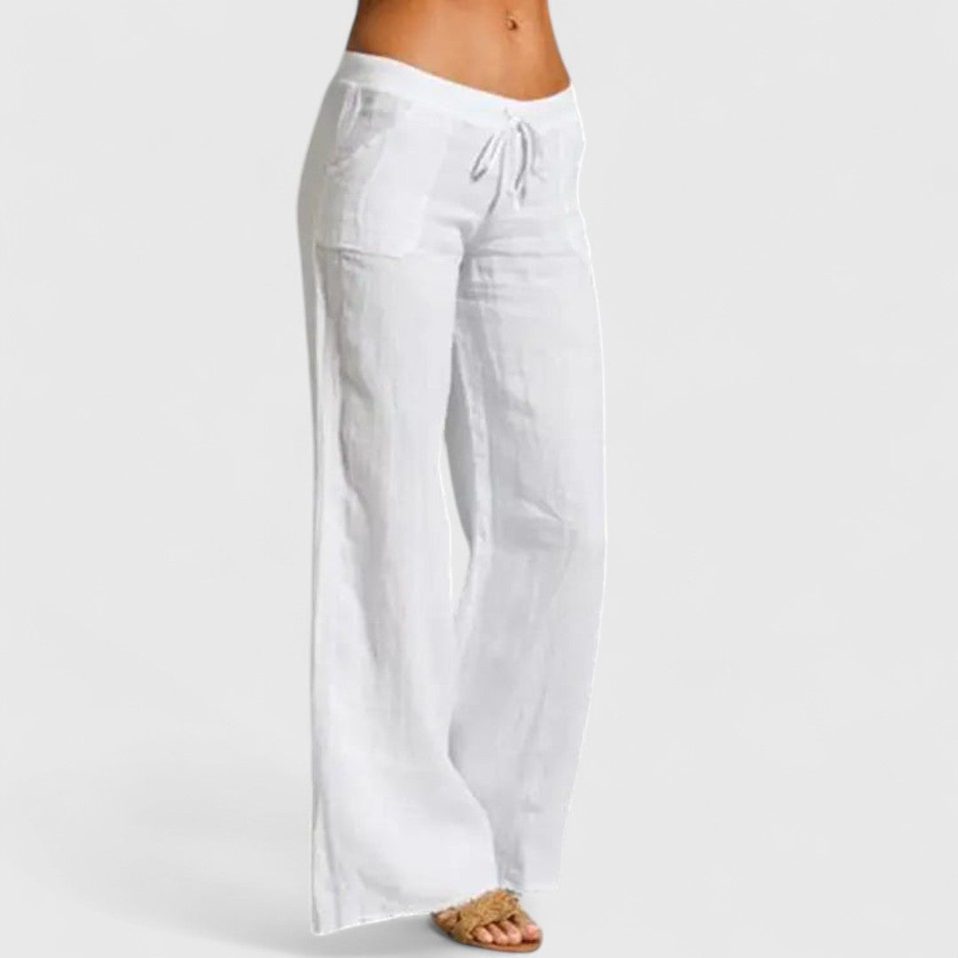 Nektaria Lightweight Linen Pants For Summer Comfort