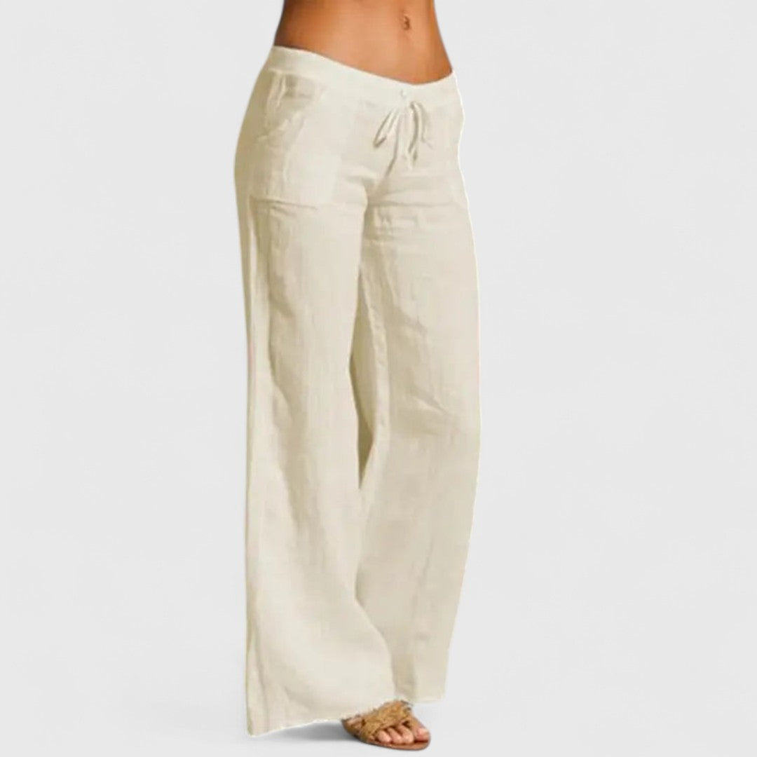 Nektaria Lightweight Linen Pants For Summer Comfort