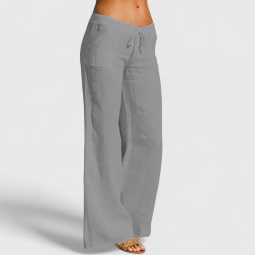 Nektaria Lightweight Linen Pants For Summer Comfort