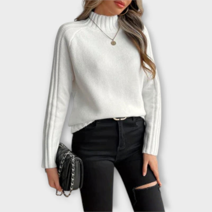 Hannah Elegant Knit Jumper With Soft Warm Fine Knitwear