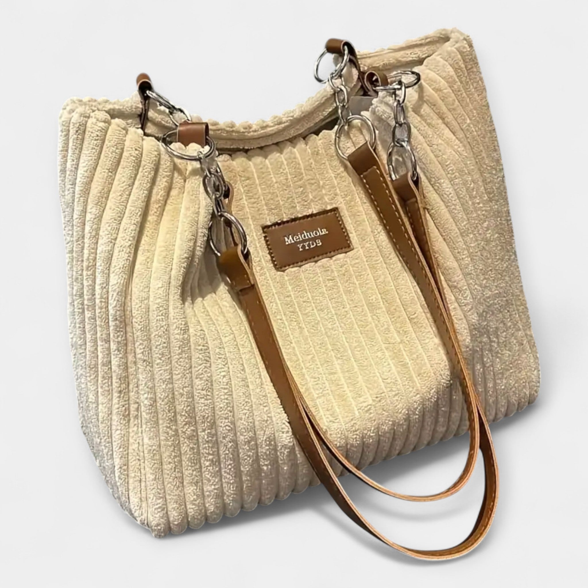Everyday Elegance Corduroy Bag With Adjustable Strap