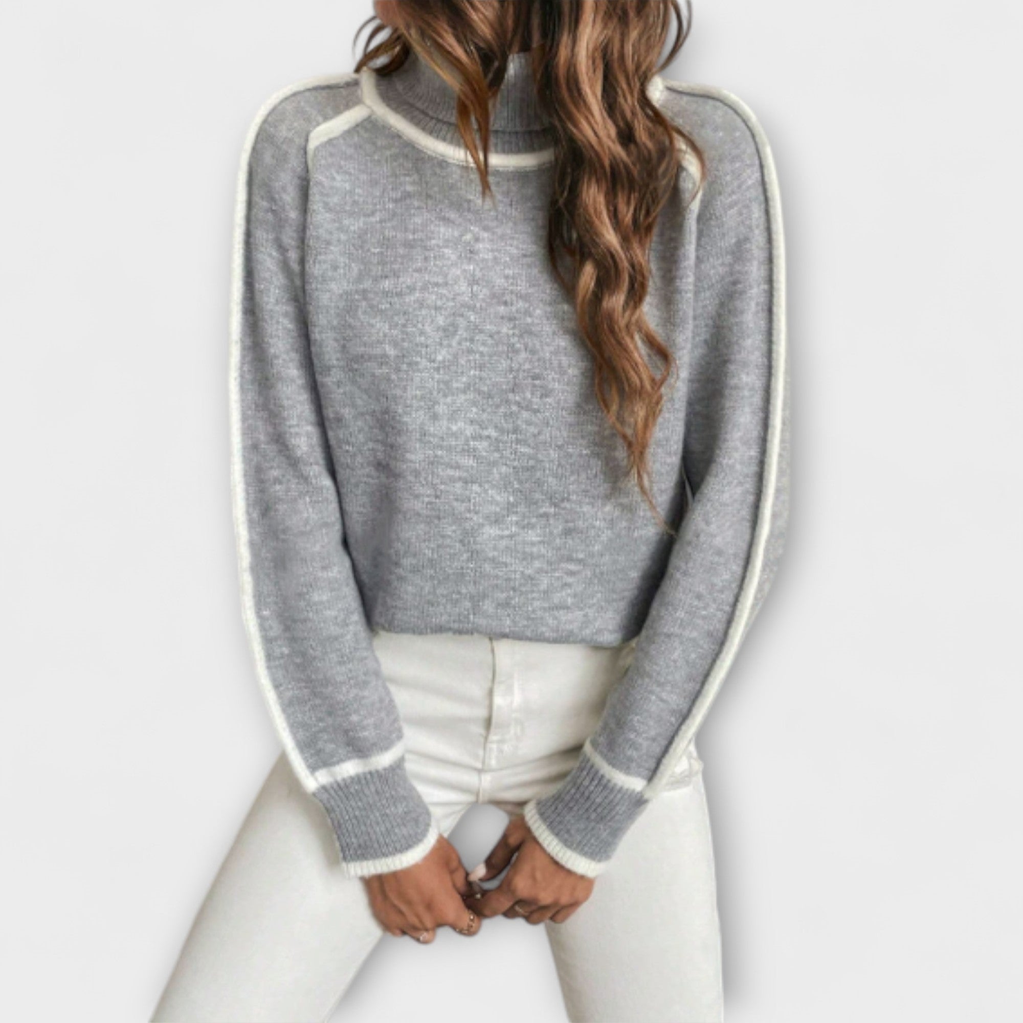 Aurora Relaxed Roll Neck Jumper for Warm Effortless Style