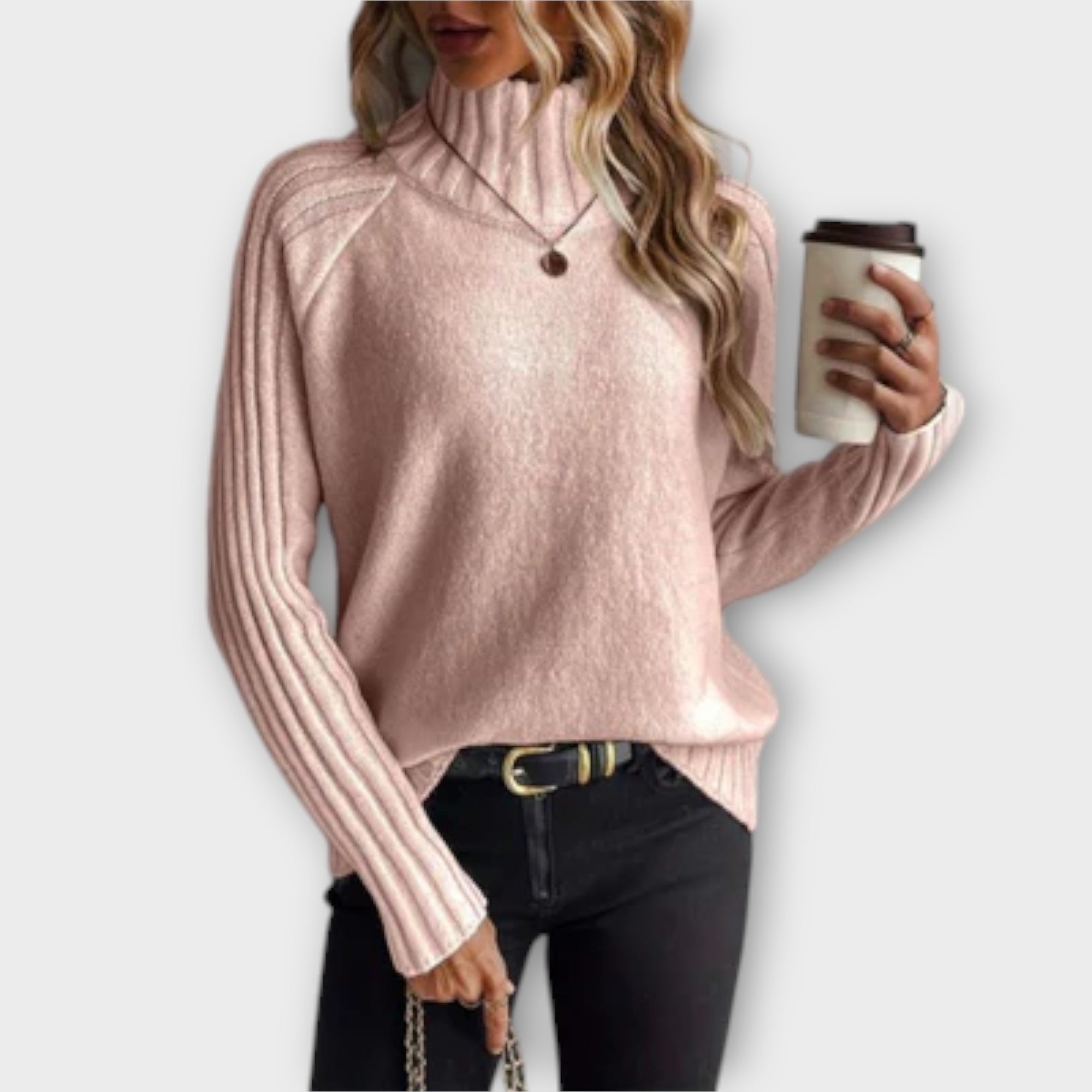 Hannah Elegant Knit Jumper With Soft Warm Fine Knitwear