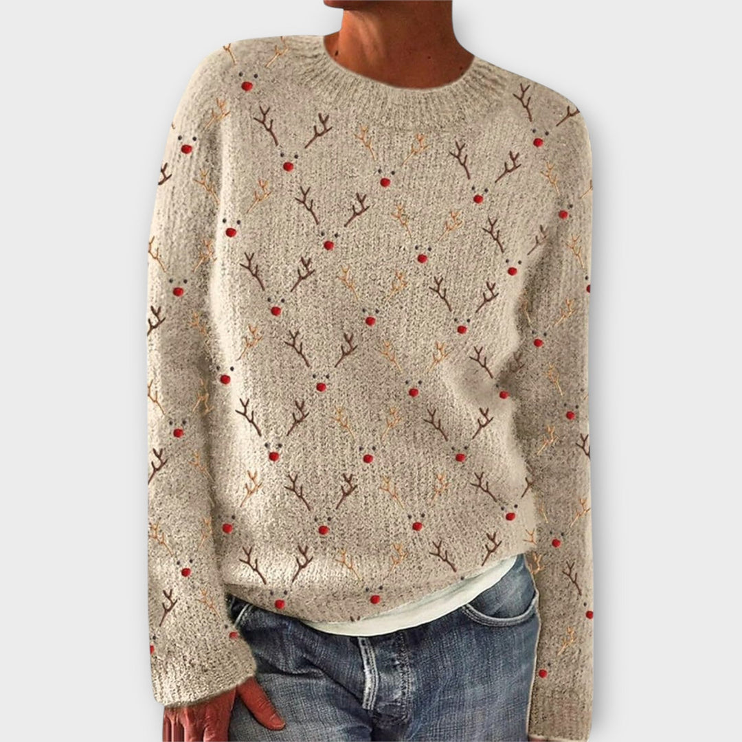 Simone Cozy Christmas Jumper For Women Warm Knitwear