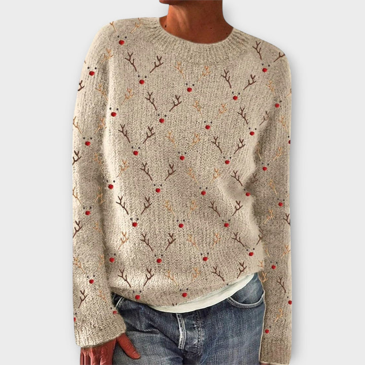 Simone Cozy Christmas Jumper For Women Warm Knitwear
