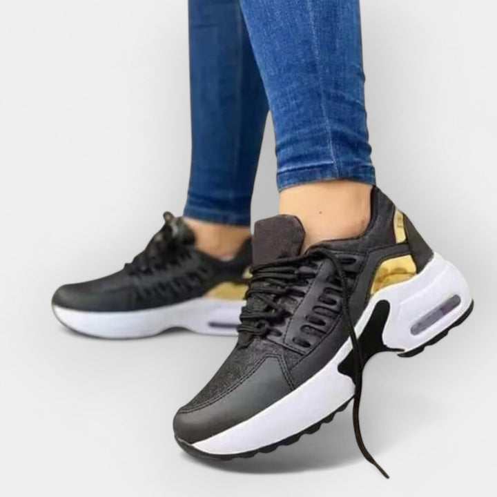 Women's Walking Shoes With Supportive Ergonomic Sole Comfort