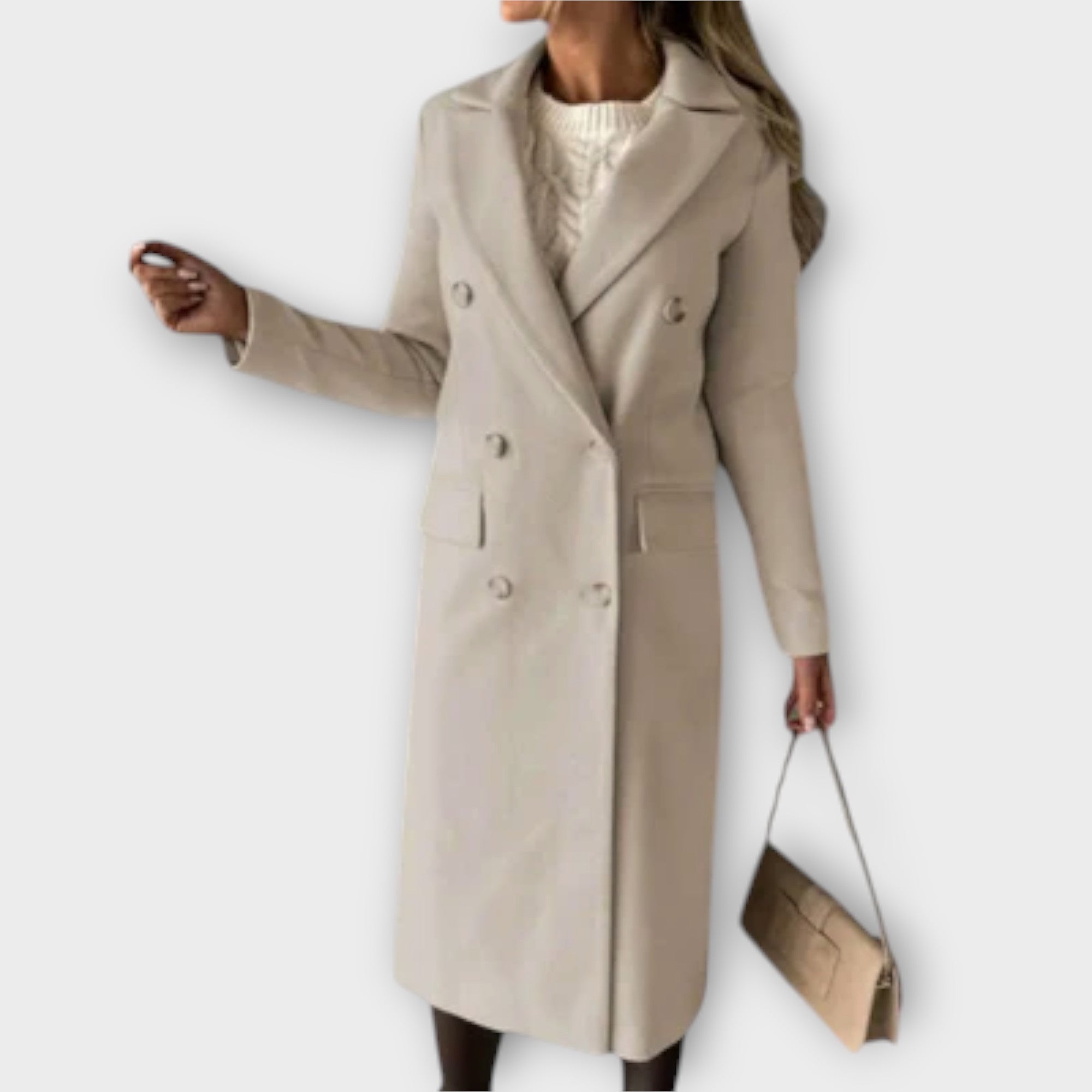 Judith Elegant Trench Coat Luxurious Comfort And Style