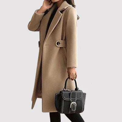 Clara Wool Coat With Belt For Winter Warmth And Style