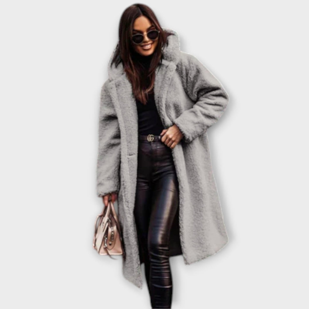 Jennifer Cosy Knee Length Hooded Winter Coat for Women