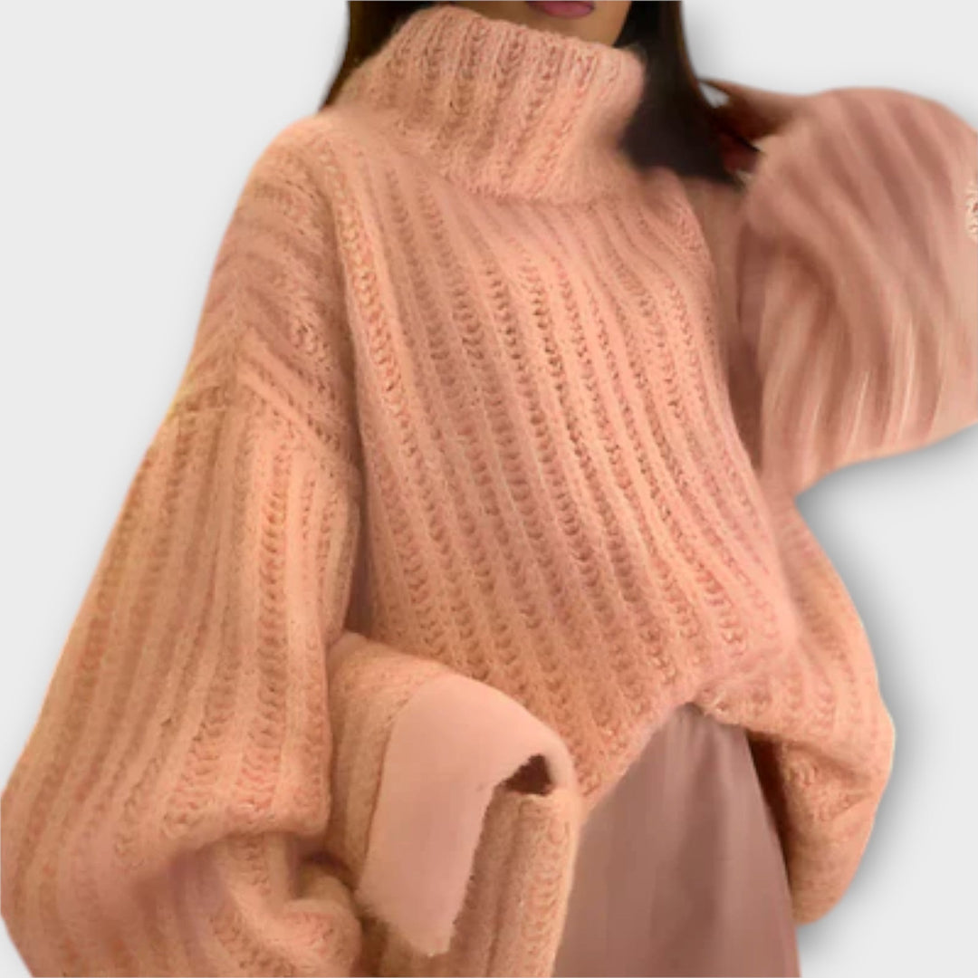 Paulina Soft Long Sleeve Hooded Jumper Comfort Fit