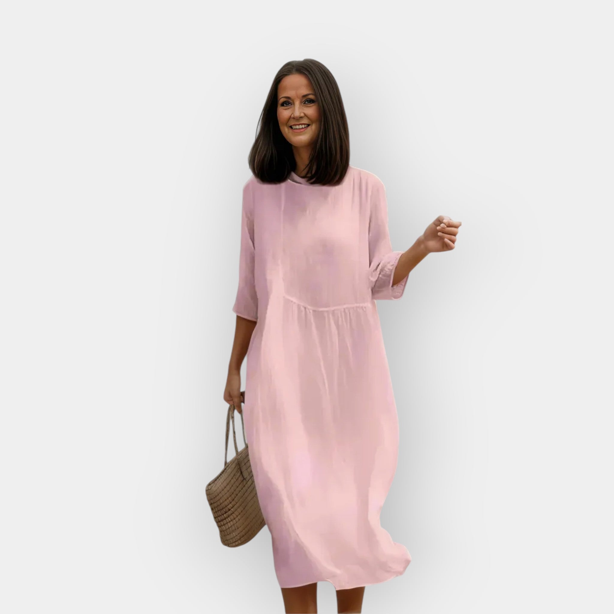 Flattering Belly Coverage Dress All Day Comfort Breathable