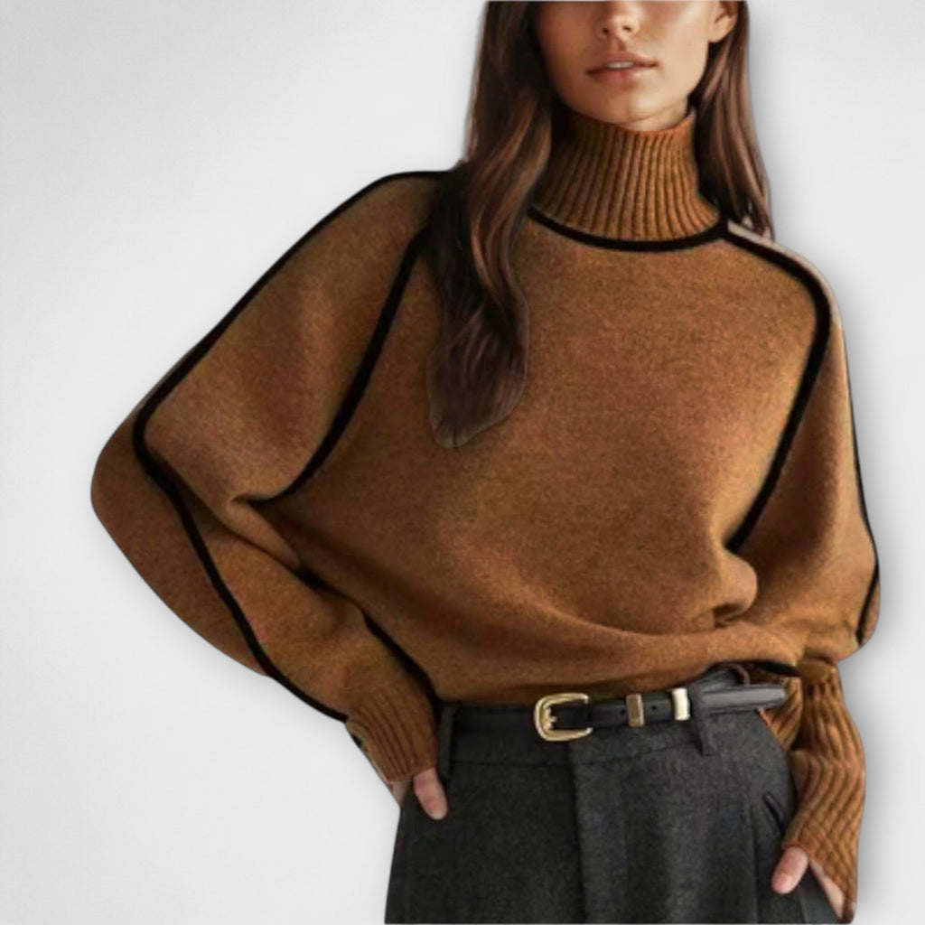 Emilie Soft And Elegant Rollneck Knit Jumper For Winter