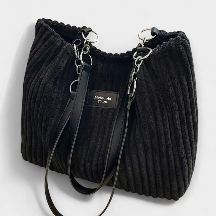 Everyday Elegance Corduroy Bag With Adjustable Strap