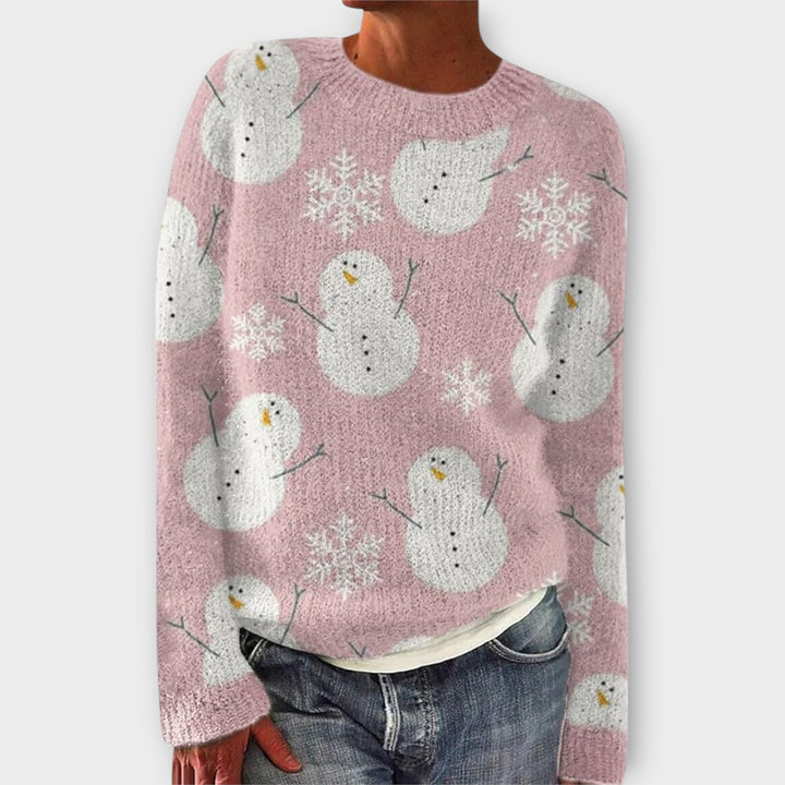 Simone Cozy Christmas Jumper For Women Warm Knitwear