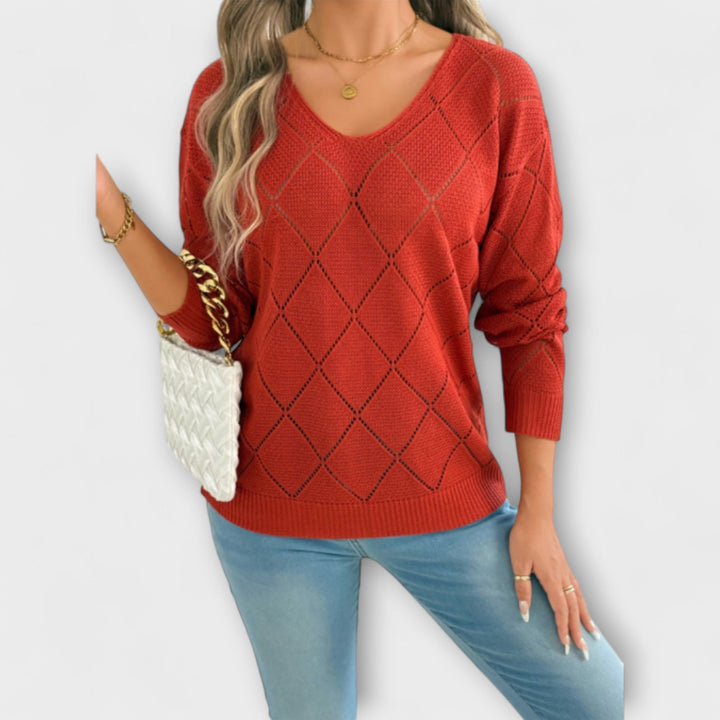 Evers Casual Womens Jumper Relaxed Fit Knitwear For Ladies