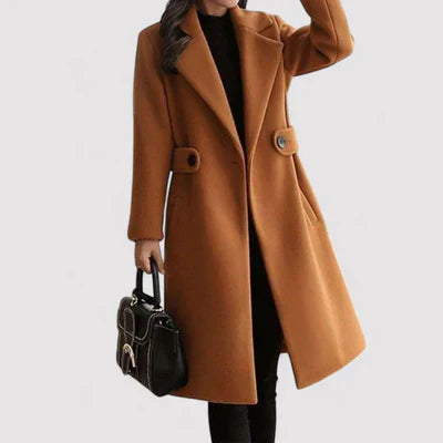 Clara Wool Coat With Belt For Winter Warmth And Style