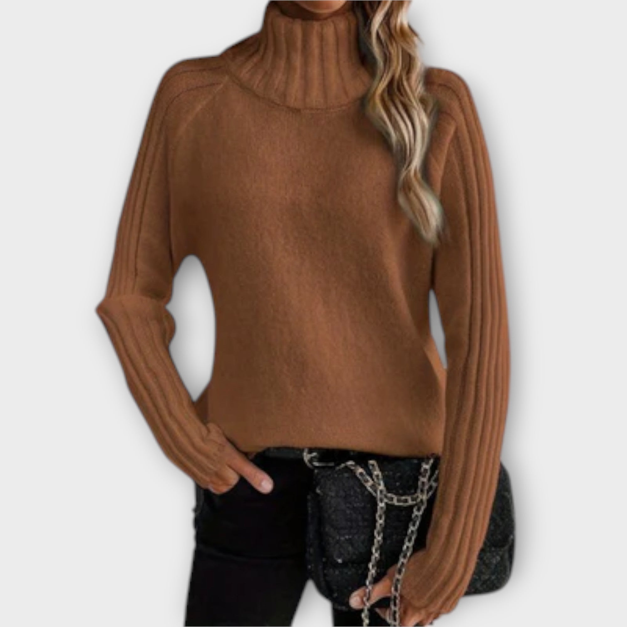 Hannah Elegant Knit Jumper With Soft Warm Fine Knitwear