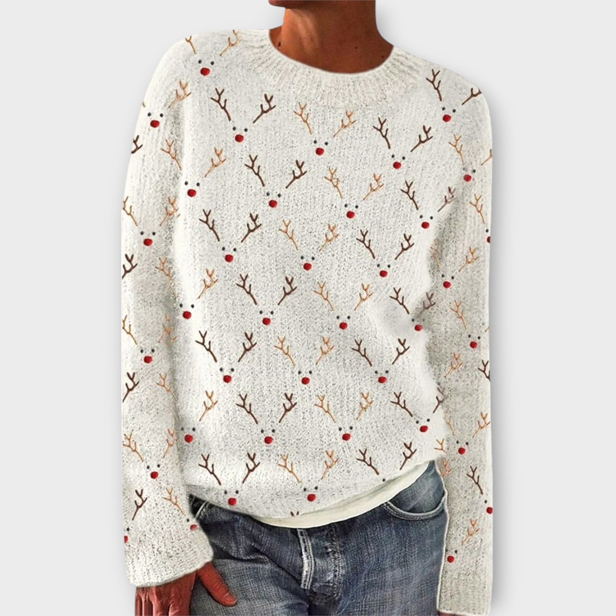 Simone Cozy Christmas Jumper For Women Warm Knitwear