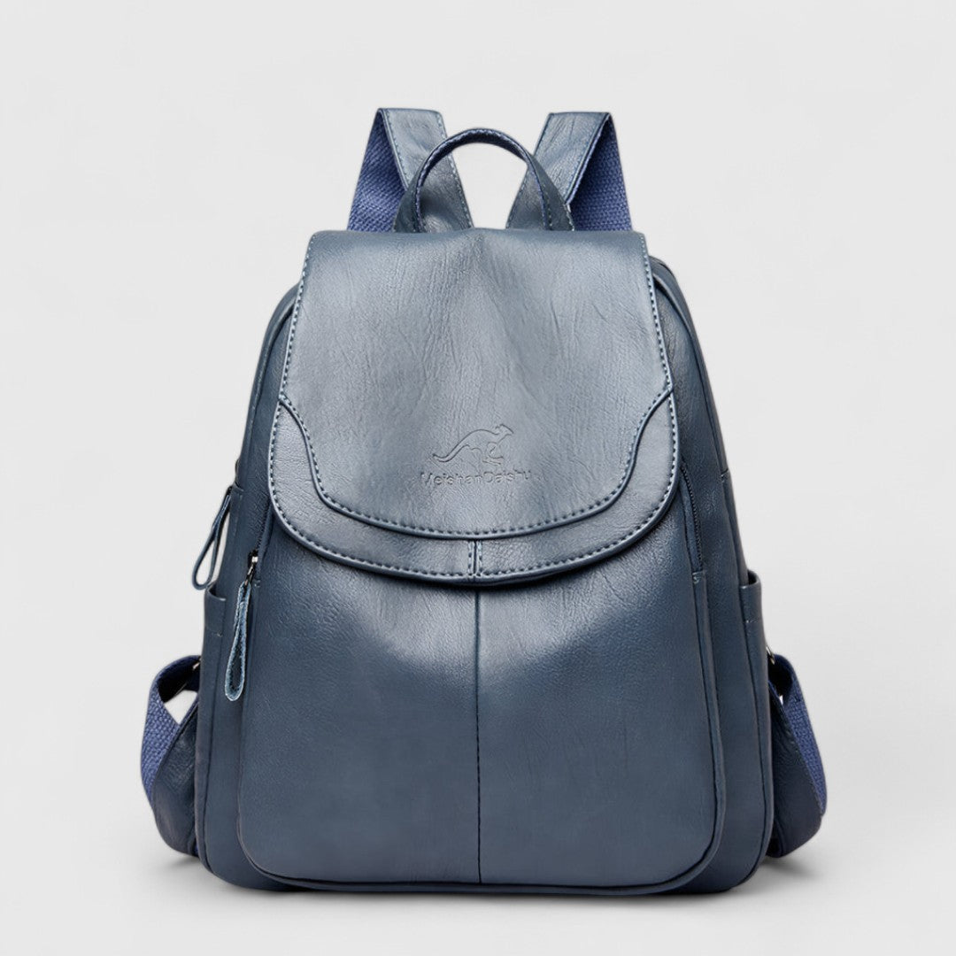 Callisto Leather Backpack With Anti Theft Design For Women