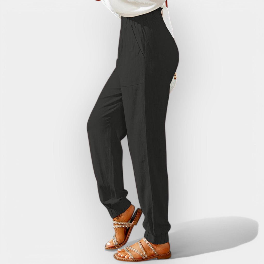 High Waisted Trousers With Elegant Silhouette Everyday