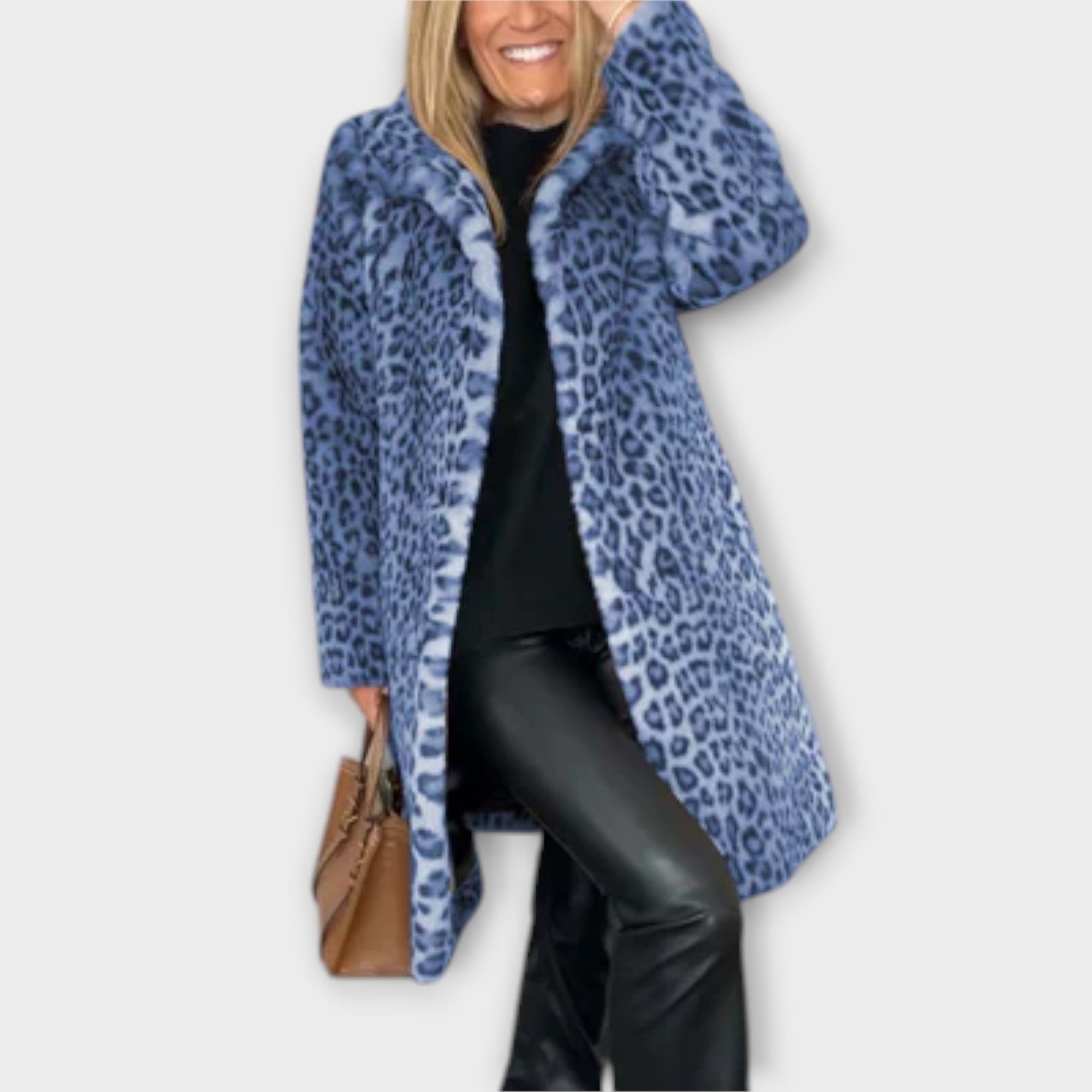 Amara Leopard Print Coat For Warmth And Statement Style