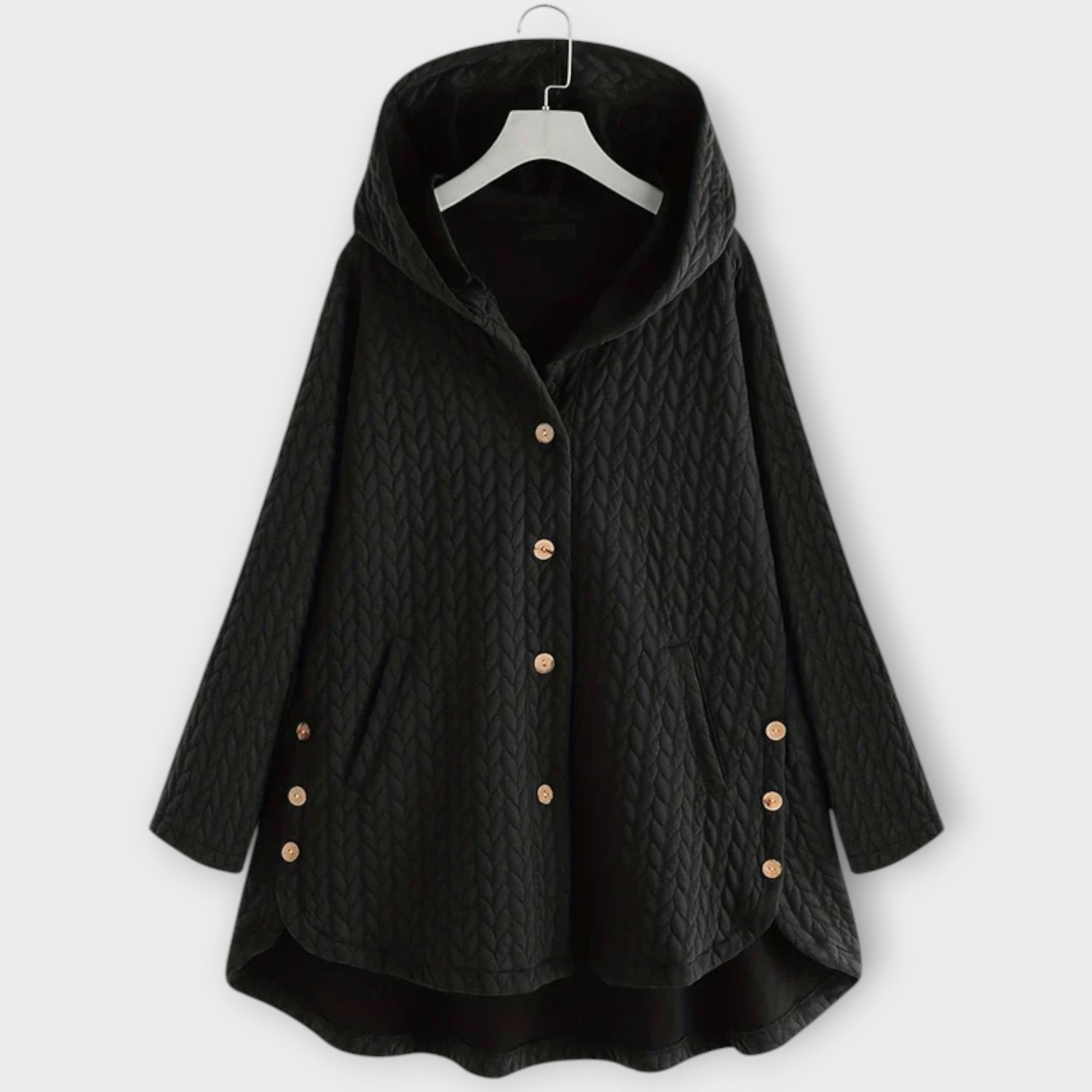 Leslie Warm Button Up Jacket for Layering and Comfort