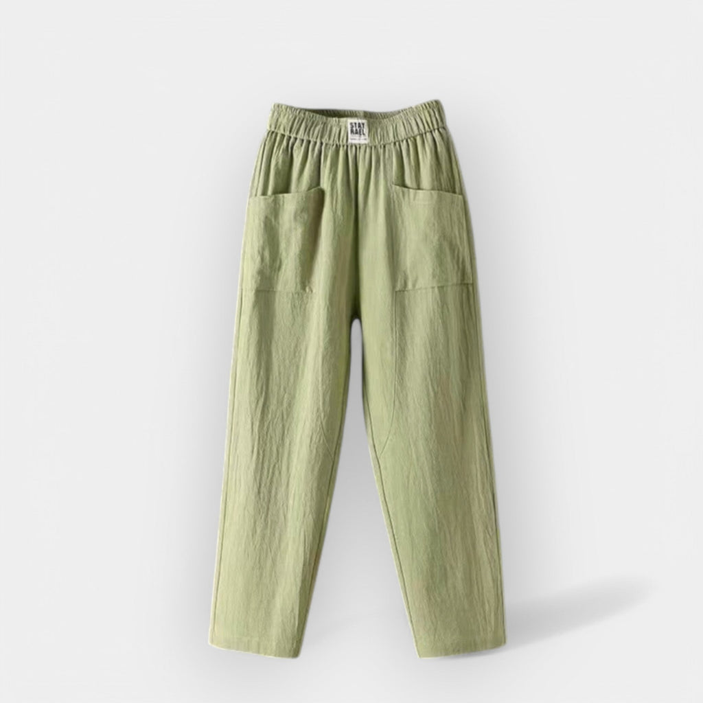 Linen Comfort Trousers for Everyday Casual Elegance