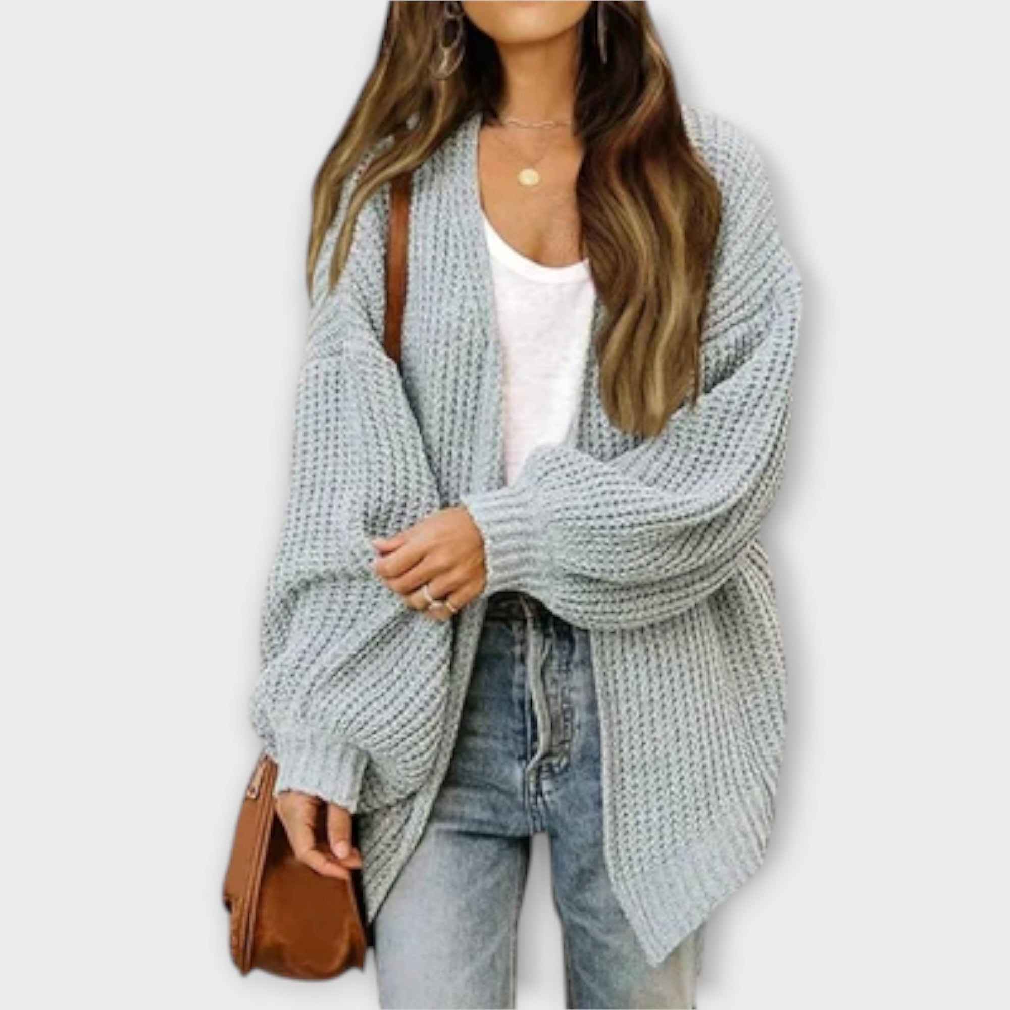 Leppa Casual Knit Cardigan For Spring Autumn And Winter