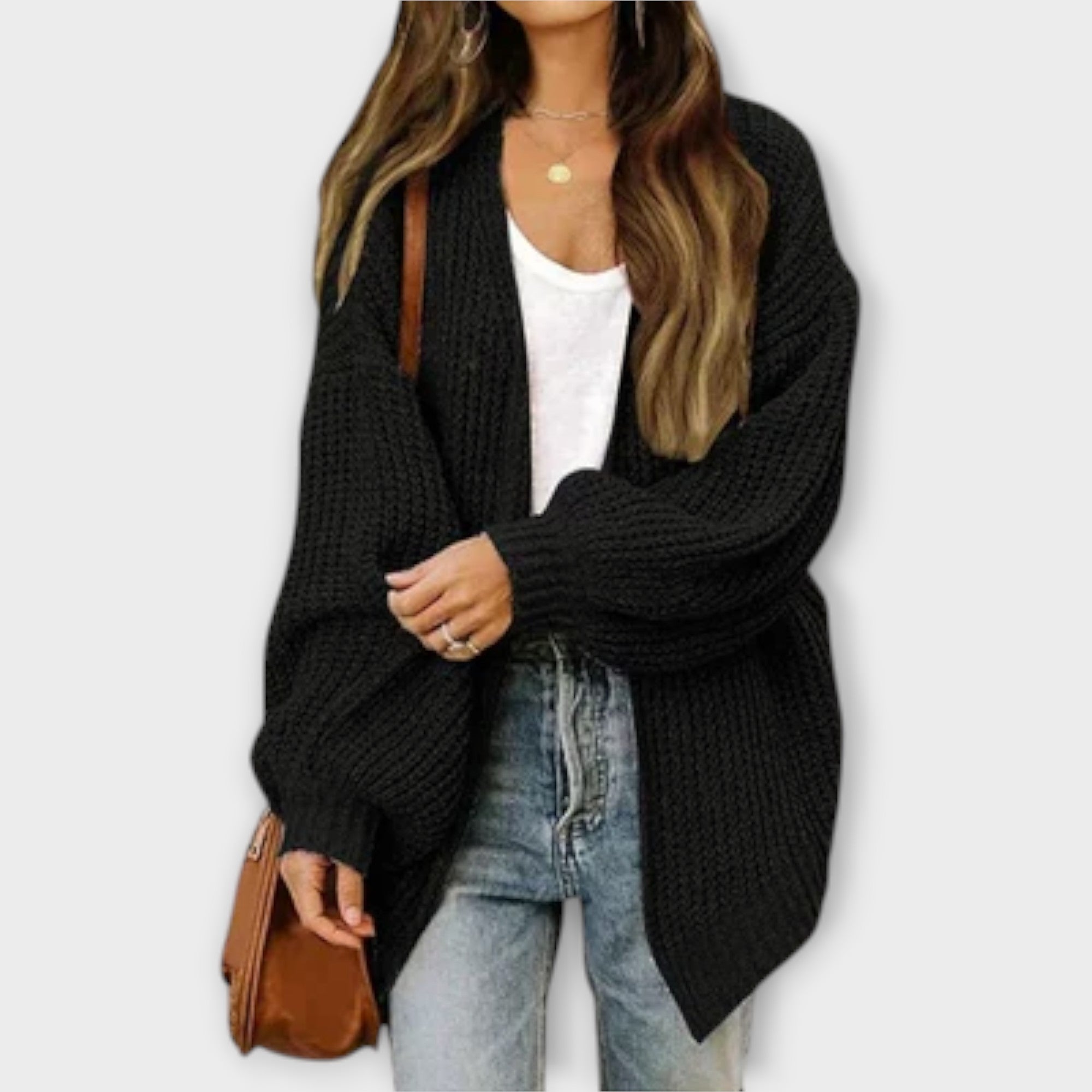 Leppa Casual Knit Cardigan For Spring Autumn And Winter