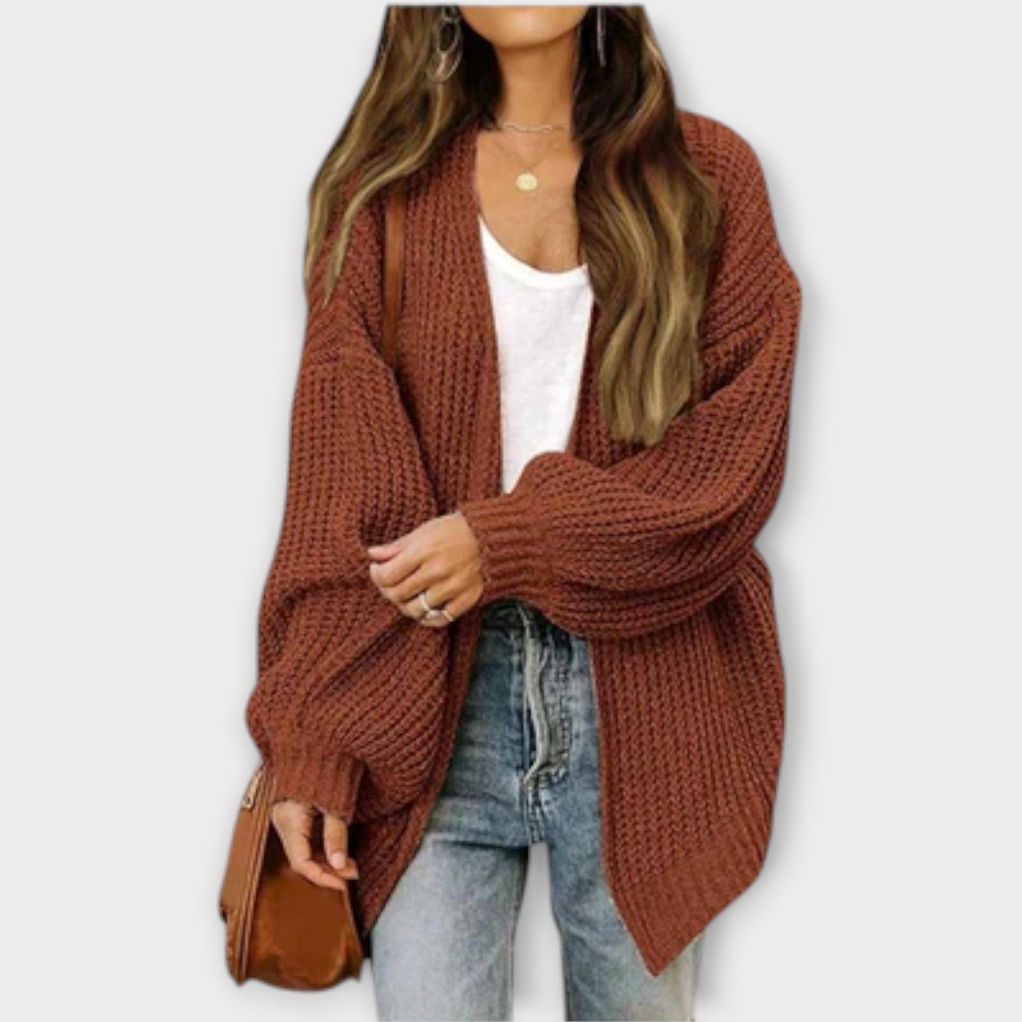 Leppa Casual Knit Cardigan For Spring Autumn And Winter