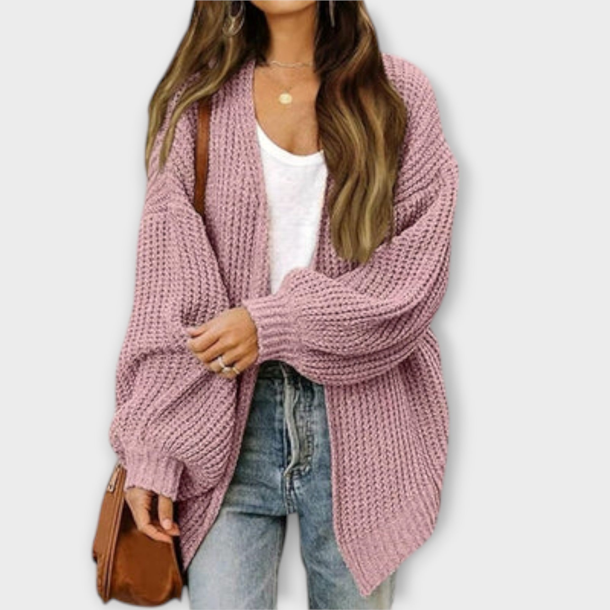 Leppa Casual Knit Cardigan For Spring Autumn And Winter
