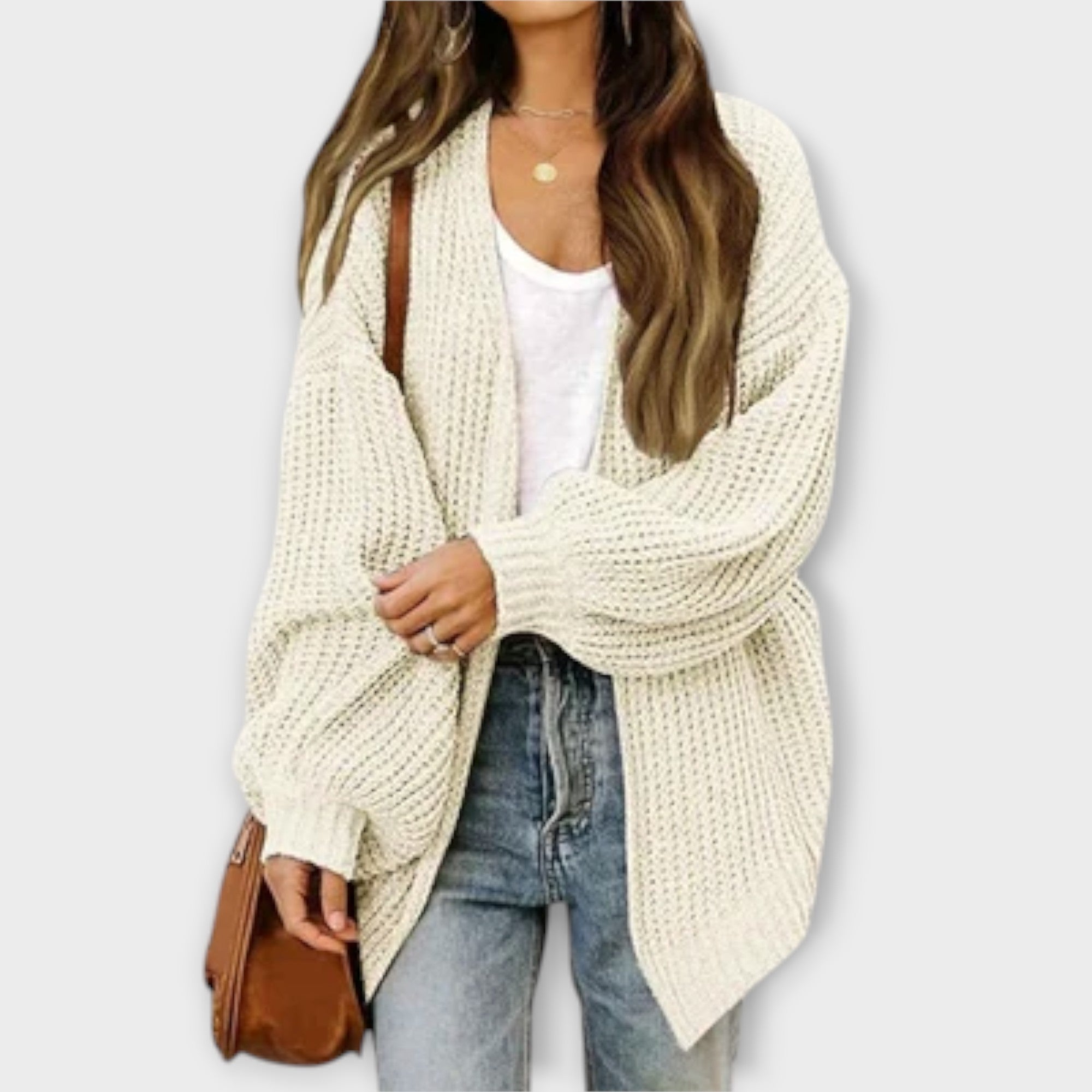 Leppa Casual Knit Cardigan For Spring Autumn And Winter
