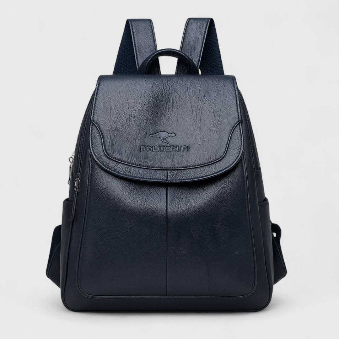 Callisto Leather Backpack With Anti Theft Design For Women