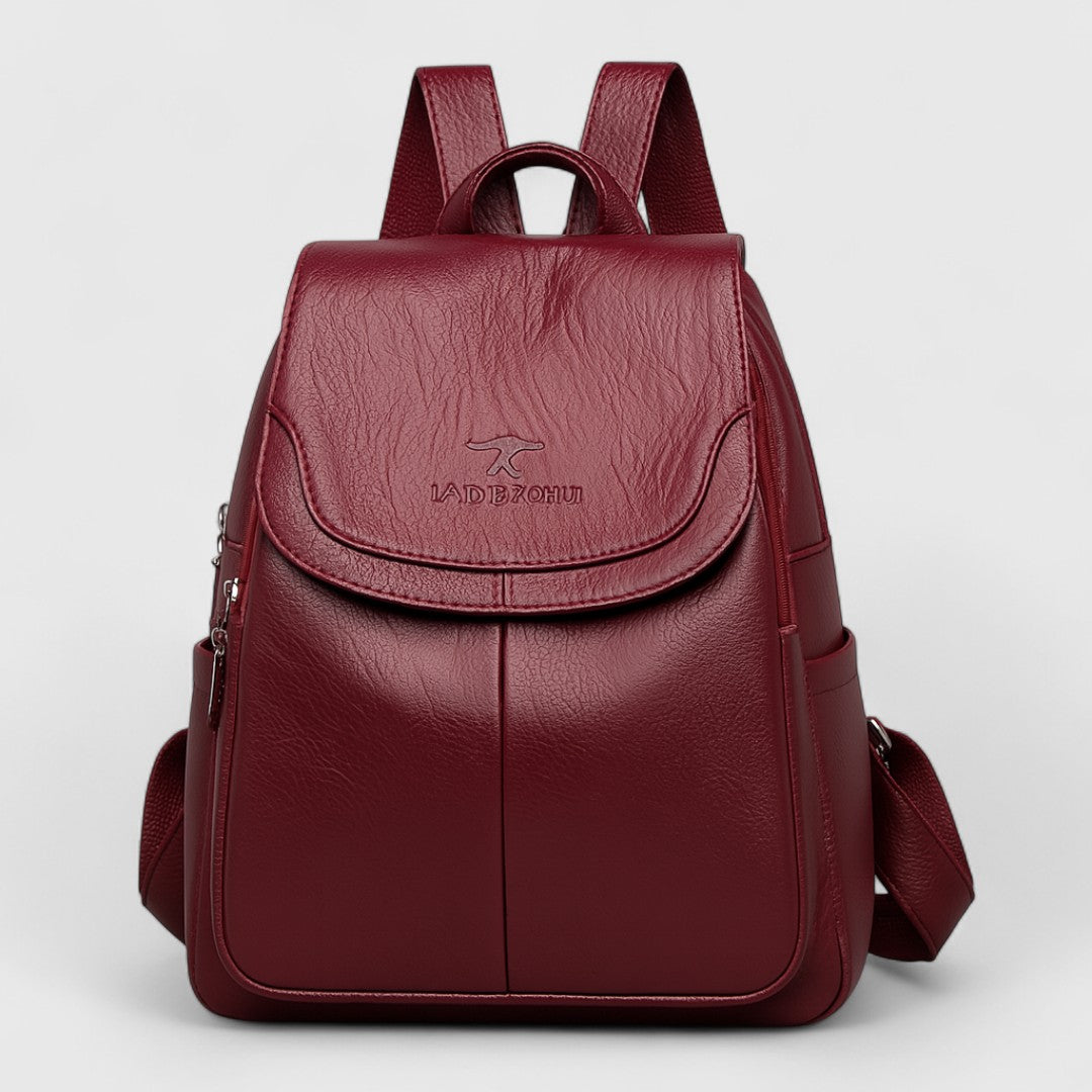 Callisto Leather Backpack With Anti Theft Design For Women