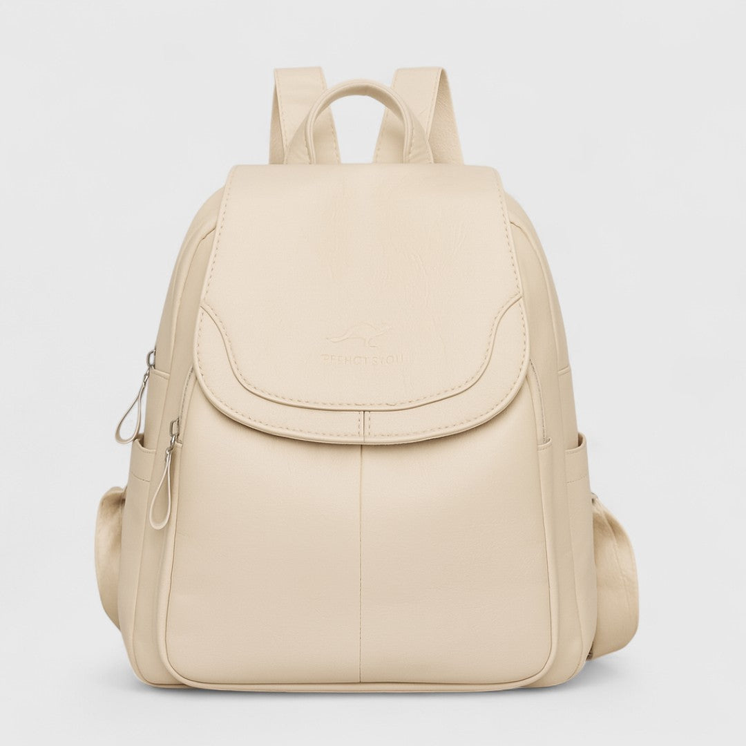 Callisto Leather Backpack With Anti Theft Design For Women