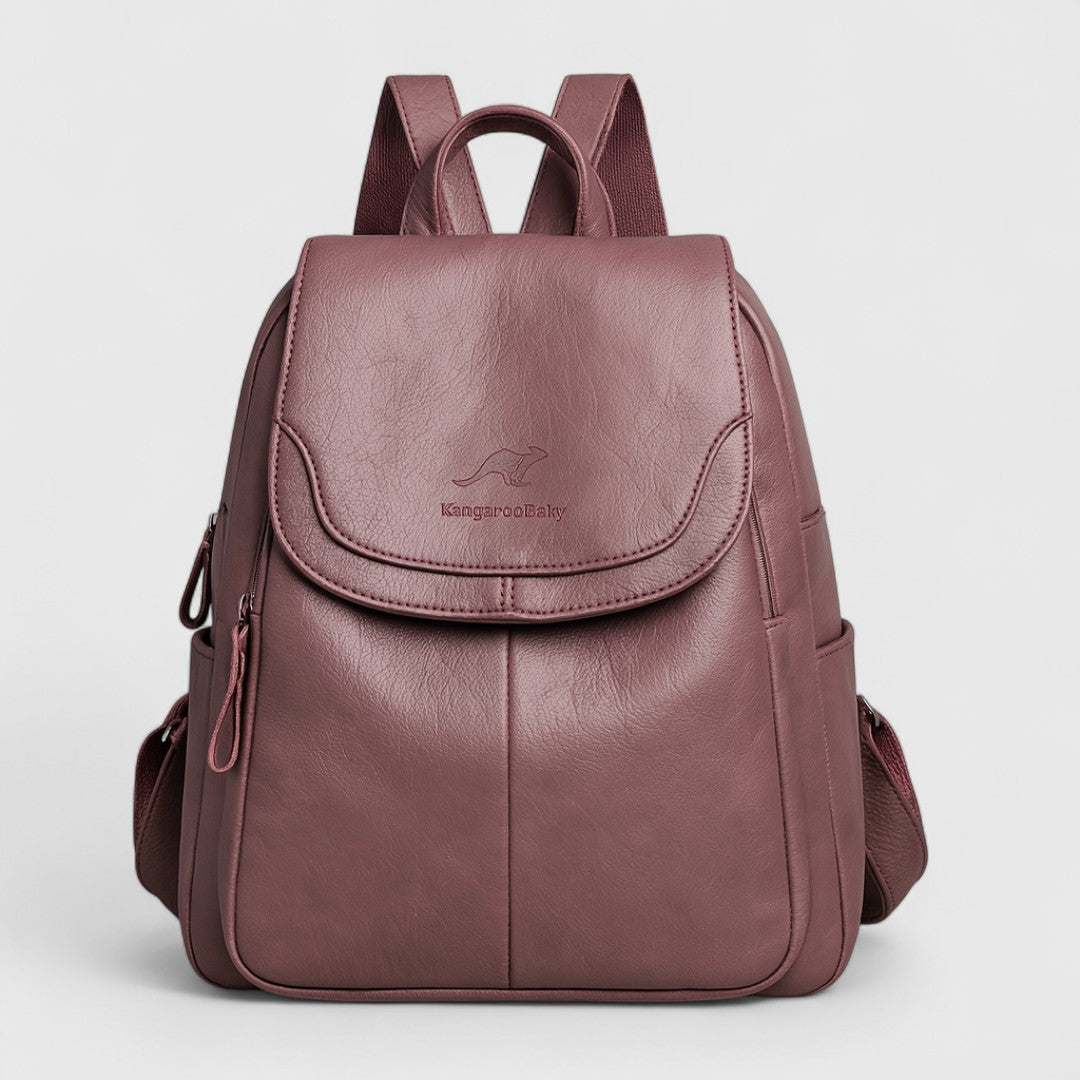 Callisto Leather Backpack With Anti Theft Design For Women