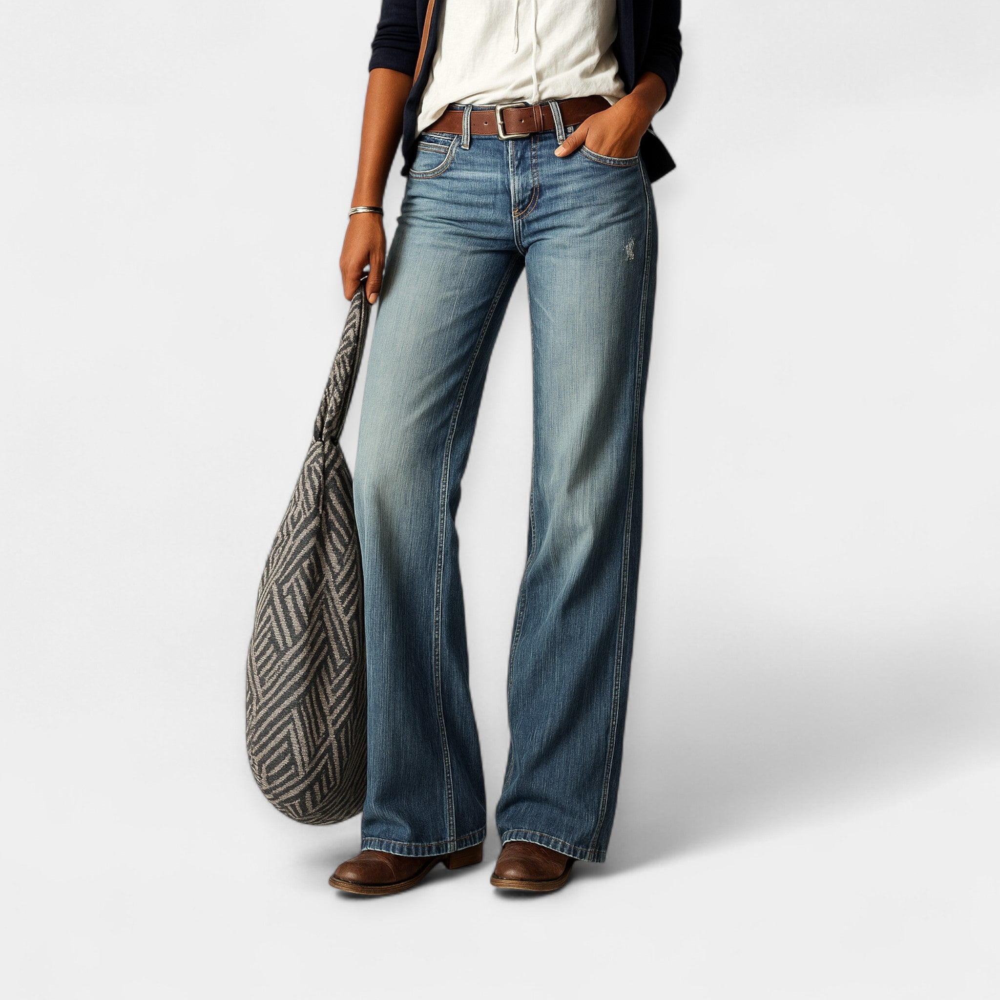 Classic Denim Jeans Modern Flattering Fit For Everyday