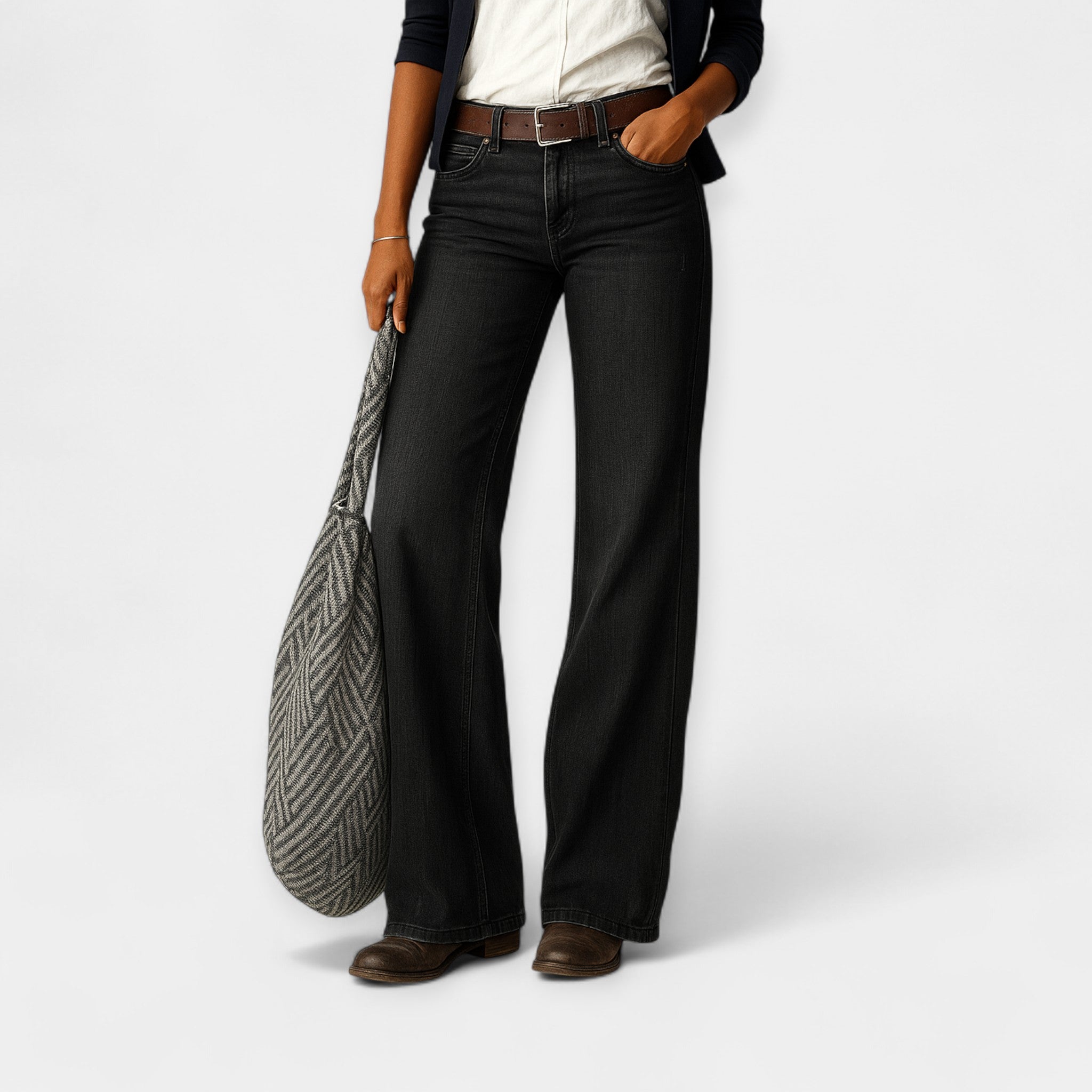 Classic Denim Jeans Modern Flattering Fit For Everyday