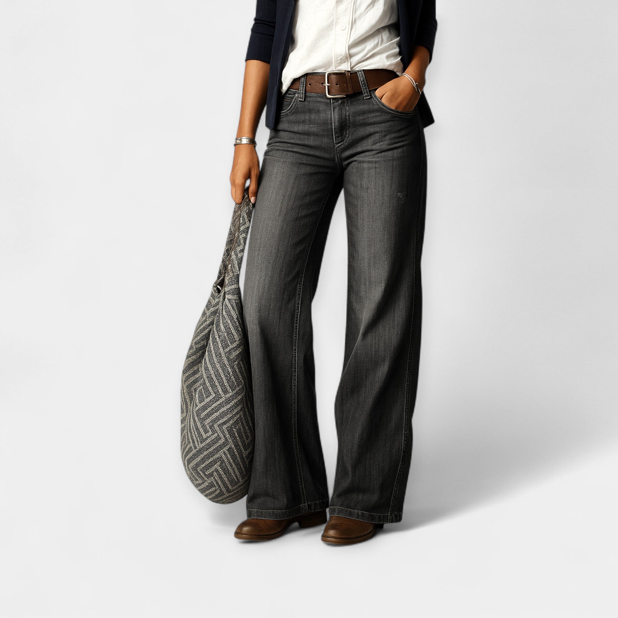 Classic Denim Jeans Modern Flattering Fit For Everyday