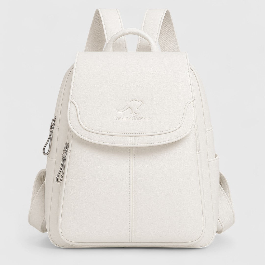 Callisto Leather Backpack With Anti Theft Design For Women