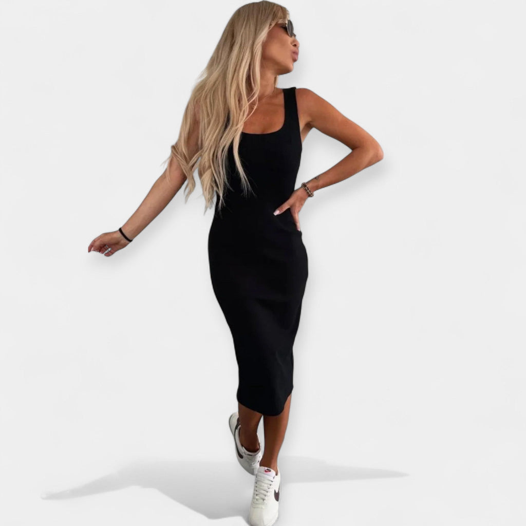 Midi Dress and Bomber Jacket Set for Everyday Style