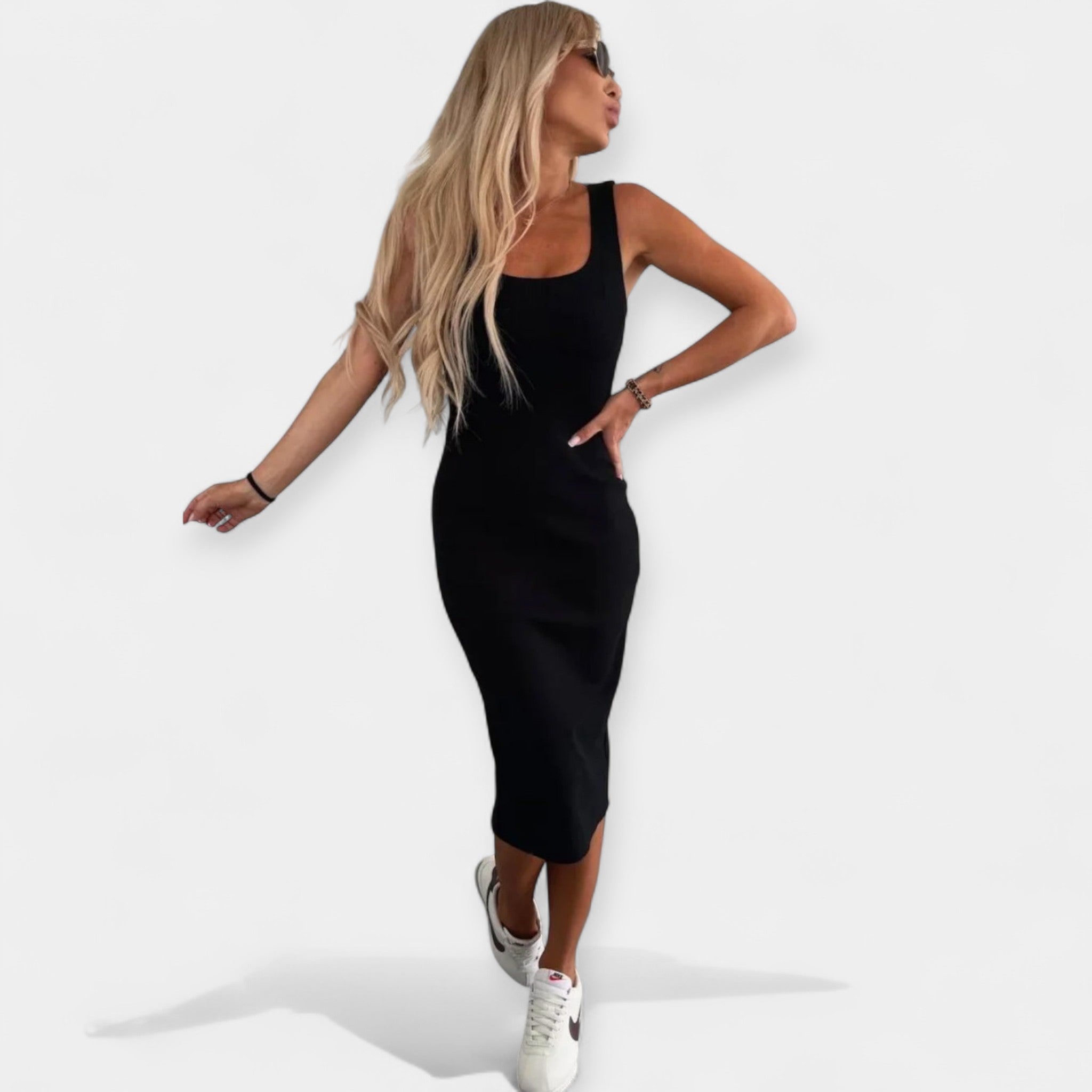 Midi Dress and Bomber Jacket Set for Everyday Style