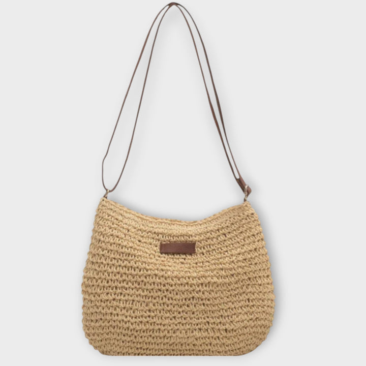 Summer Shoulder Bag with Adjustable Strap and Pockets