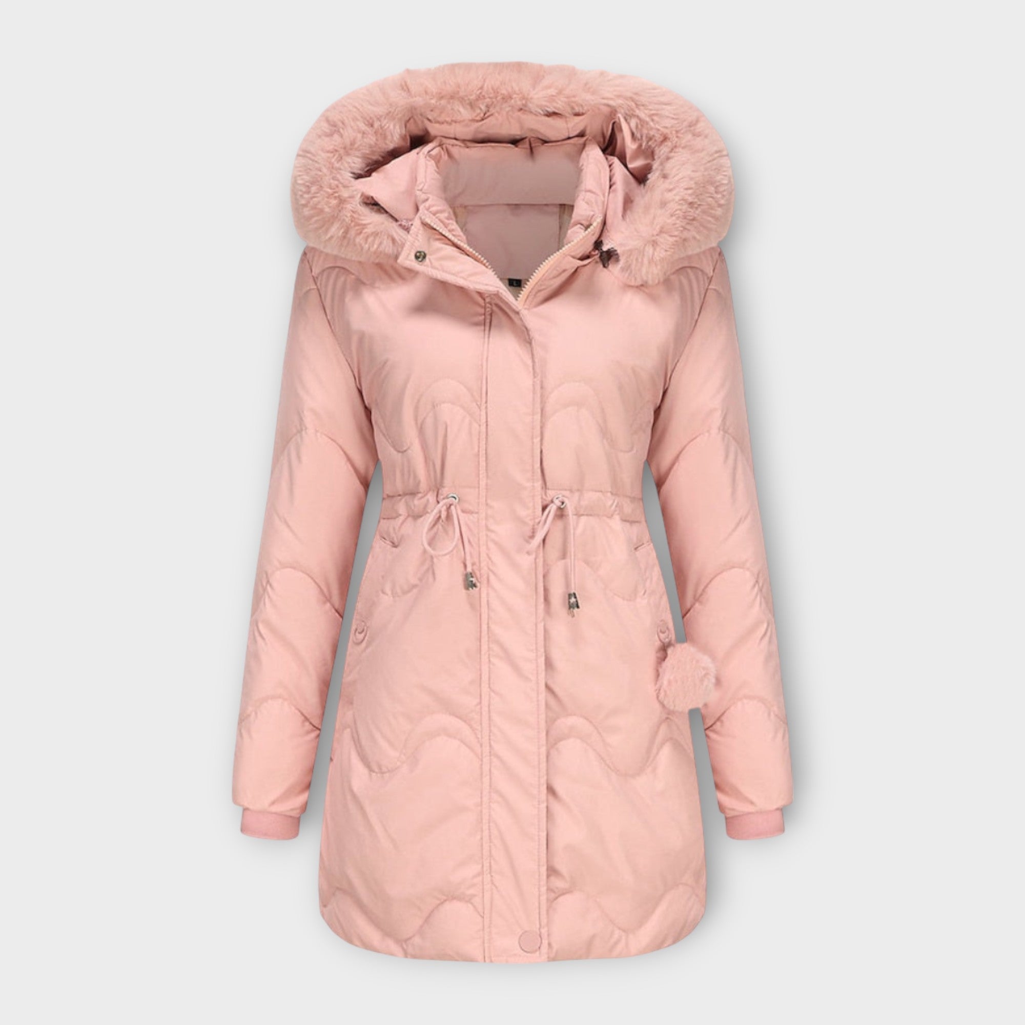 Sabrina Insulated Elegant Ladies Parka Jacket For Winter